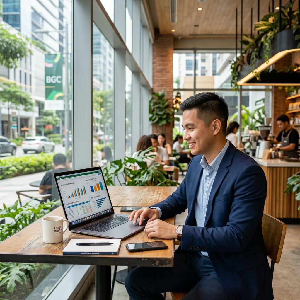 Business owner reviewing a location decision